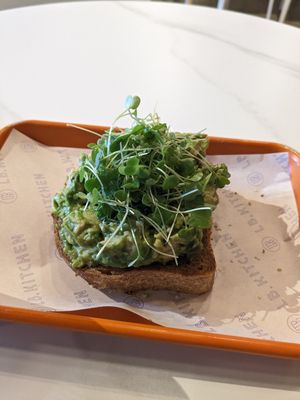 Avocado toast at LB Kitchen in Portland