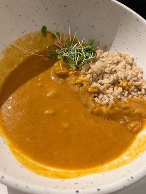 Curry chickpeas  at LB Kitchen in Portland