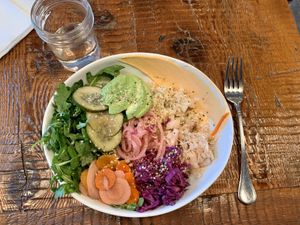 Bahn Mi Bowl (vegan) at LB Kitchen in Portland