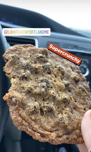 Vegan chocolate chip cookie  at LB Kitchen in Portland