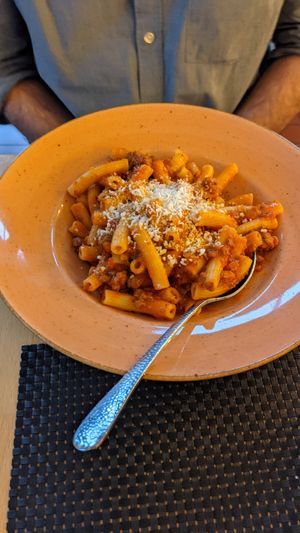 Vegan pasta bologna at Fratelli Miccoli - Huckelrieder in Bremen