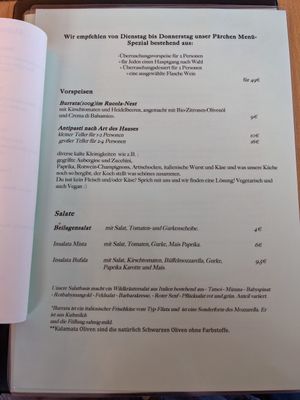 Starters (vegan options available!) at Fratelli Miccoli - Huckelrieder in Bremen