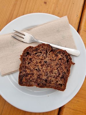 Banana bread (vg) at Kelet Kávézó és Galéria in Budapest