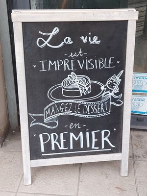 Have dessert first. 😋 at Zoï Kitchen - La Boutique in Lyon