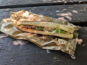 Saved my life on a park bench in Avignon at Zoï Kitchen - La Boutique in Lyon