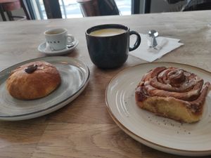 Pumpkin spice latte at Zoï Kitchen - La Boutique in Lyon