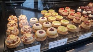 Lovely cakes at Zoï Kitchen - La Boutique in Lyon