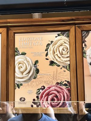 Limited edition flavours  at Amorino in Milan