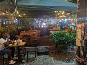 Outside of German Street Food at German Street Food in Medellin