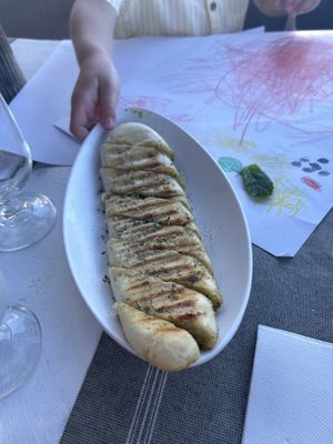 Garlic breadd  at Safari in Portimao