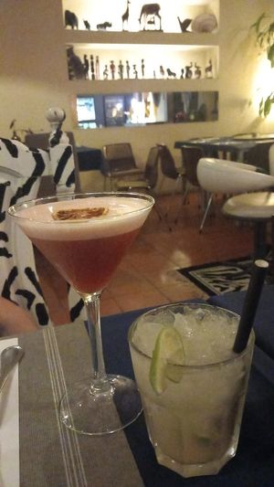 Caipirina e analcolico vegano at Safari in Portimao
