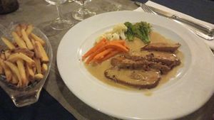 Seitan alla salsa di pepe at Safari in Portimao