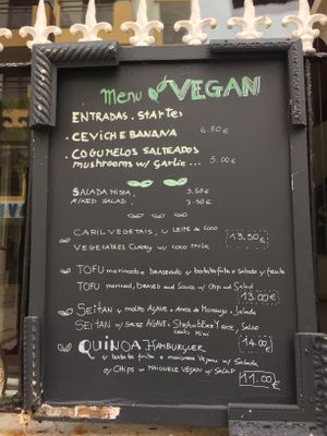 Vegan Menu no Safari - Portimão at Safari in Portimao