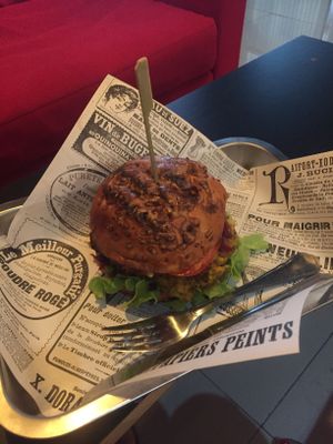 Veg burger  at Burger Me at Wilsons in Phuket