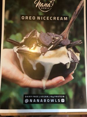 Vegan Oreo Nicecream at Burger Me at Wilsons in Phuket
