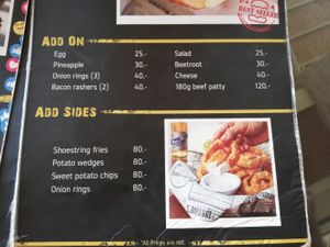 Side dish at Burger Me at Wilsons in Phuket