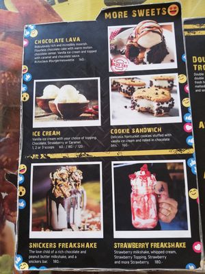 Desserts (vegetarian) at Burger Me at Wilsons in Phuket