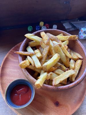 French Fries very good   at Hangten Rooftop Restaurant in Weligama