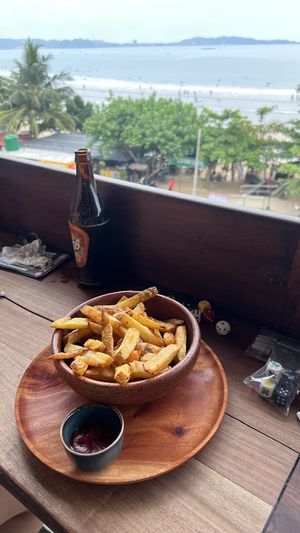 View  at Hangten Rooftop Restaurant in Weligama