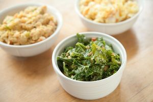 Deli salads at The Greener Kitchen in Baltimore