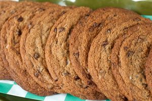 House-made chocolate chip cookies at The Greener Kitchen in Baltimore