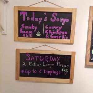 Contemporary signage at The Greener Kitchen in Baltimore