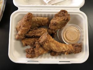 Fried “chicken” at The Greener Kitchen in Baltimore