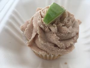 Stuffed apple pie cupcake at The Greener Kitchen in Baltimore