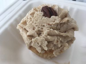 Stuffed pecan pie cupcake at The Greener Kitchen in Baltimore