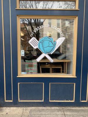 Outside at The Greener Kitchen in Baltimore