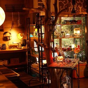 interior at Kuma Cafe in Hachinohe