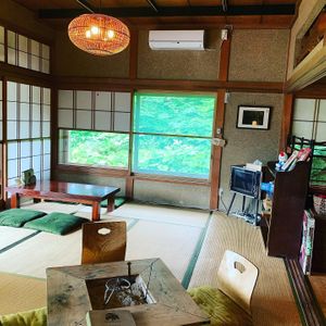 interior at Kuma Cafe in Hachinohe