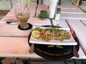 Great Starbean salad at Bibo in Mandalay