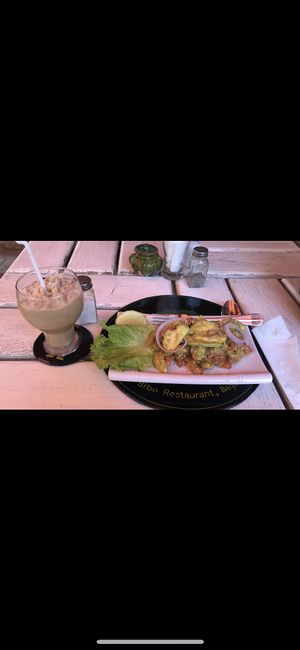 Delicious avocado salad with peanut sauce!! 🤩 at Bibo in Mandalay