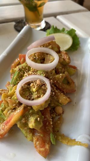 Avocado salad at Bibo in Mandalay