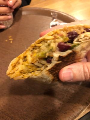 Burrito vegan at Un Mexicain a Marseille in Marseille