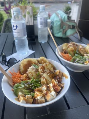 Bowl with tofuu  at Sushi Express in Klaipeda