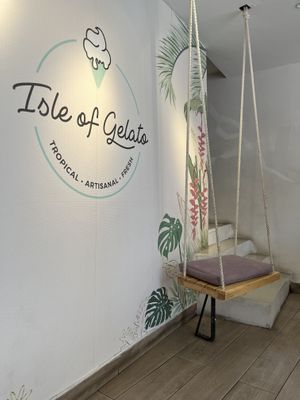 Inside   at Isle of Gelato in Galle