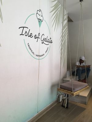 Delicious vegan Tamarind Ice Cream  at Isle of Gelato in Galle