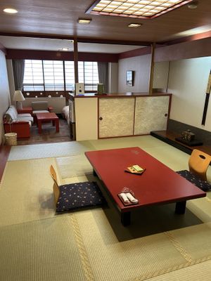 This is the room 👍 Onsen was amazing especially outside one ☺️  at Kinugawa Park Hotels in Nikko