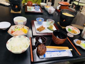 Breakfast! It was SO good 👍  at Kinugawa Park Hotels in Nikko