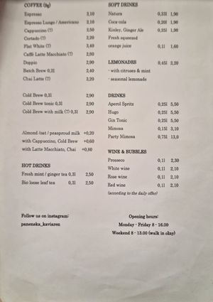  at Panenská Kaviareň in Bratislava