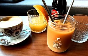 Baverages at Panenská Kaviareň in Bratislava