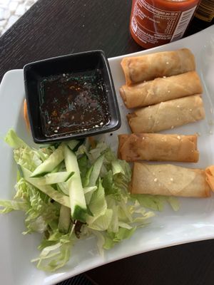 Spring rolls at Tiger Club in Berlin