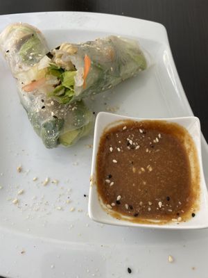 Summer rolls   at Tiger Club in Berlin