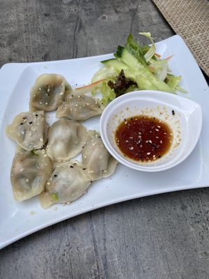 Dumplings  at Tiger Club in Berlin