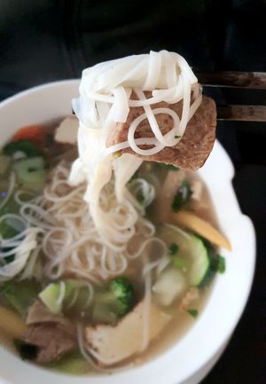 Hu Tieu Mi Soup - close-up at Tiger Club in Berlin