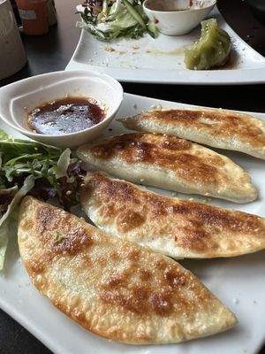 Gyoza mit Soja-Sesamsauce #Veganuary at Tiger Club in Berlin