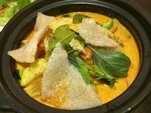 coconut curry at Tiger Club in Berlin