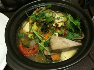 a main course that also comes with rice at Tiger Club in Berlin